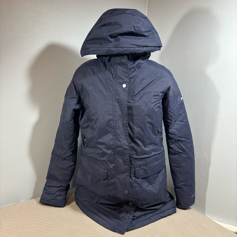 Columbia Winter Coat Omnitech Waterproof Jacket Parka Mid Length